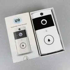 U9 Smart Doorbell Camera WiFi 2.4G Motion Video 480P Night Vision App Control