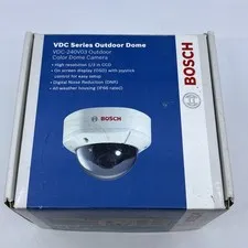 Bosch VDC-240V03-2 Outdoor Color Dome Camera High Resolution All-Weather Housing