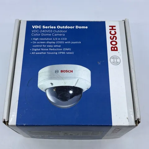 Bosch VDC-240V03-2 Outdoor Color Dome Camera High Resolution All-Weather Housing
