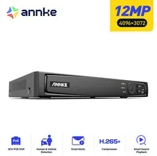 ANNKE HD 8CH 12MP NVR POE Security IP Network Video Recorder Smart Search H.265+