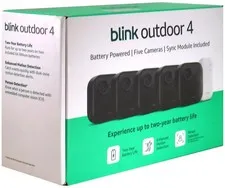 BLINK Outdoor 4th Gen 5-Camera Security System With Sync Module Core Brand New