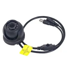 Black 1080P 2MP 4In1 Hybrid Analog Mini Dome Security Camera 2.8mm IR Vision