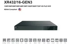 NVR 8MP (4K) 32 Channels IP 16 POE Ports H.265+ Video Output in 4K XR432/16-GEN3