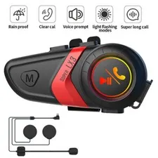 Motorcycle Helmet Headset Wireless Bluetooth Earphone Hands-free Headphone & Mic