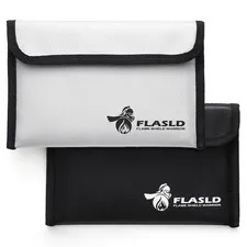 Fireproof Money Bags, Fireproof Wallet Pouch, Small Safe Bag for Cash, Valuab...