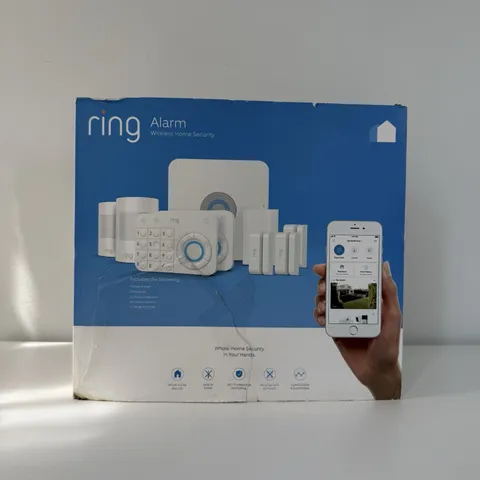NEW Ring - Alarm Starter Home Security Kit - White -Open Box 