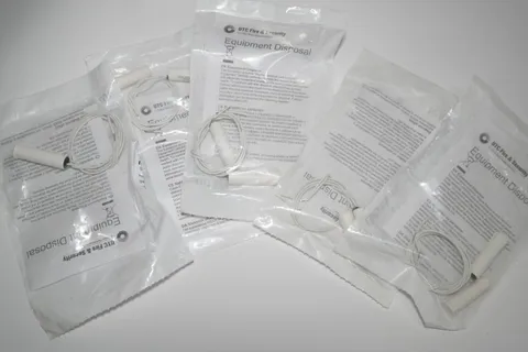 LOT 5 INTERLOGIX 1075W-N RECESSED MAGNETIC DOOR/WINDOW CONTACT ALARM COM SWITCH