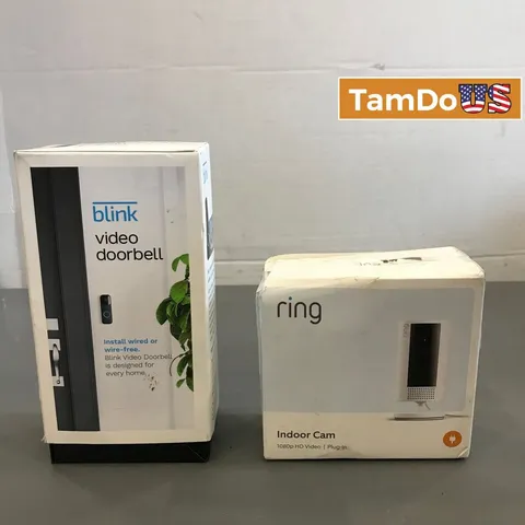Ring Indoor Cam & Blink Video Doorbell
