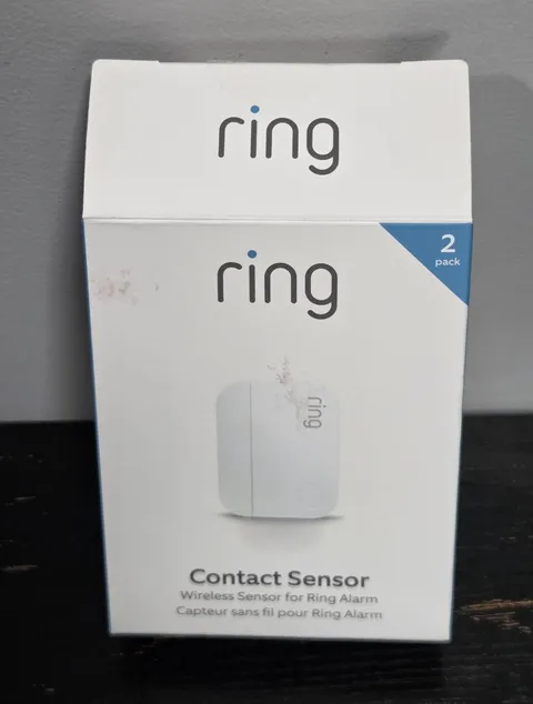 Ring Contact Sensor 2-Pack Wireless Z-Wave for Ring Alarm Indoor Open Box Gen 2