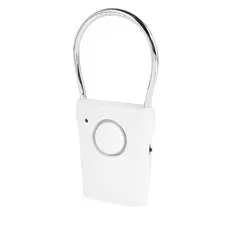 White Door Handle Alarm 115dB Door Security Alarm Touch Sensor Anti-Theft Alarm
