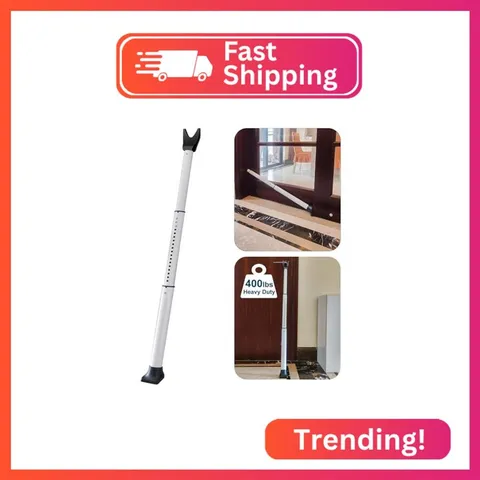 Rerishom Door Security Bar, Heavy Duty Door Stopper Jammer for Hotel