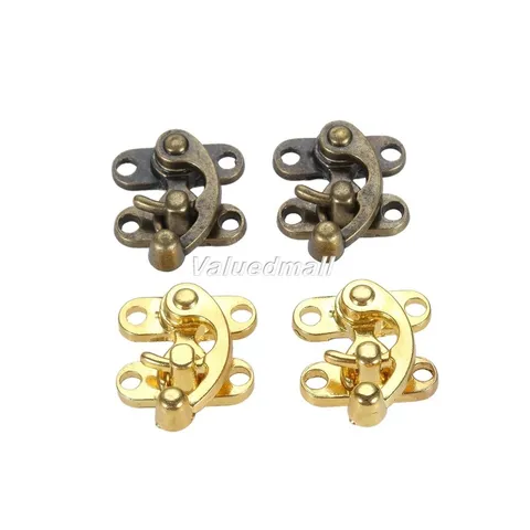 Wooden Box Suitcase Toggle Latch Clasp Retro Buckle Lock Easy Uses 29*33mm