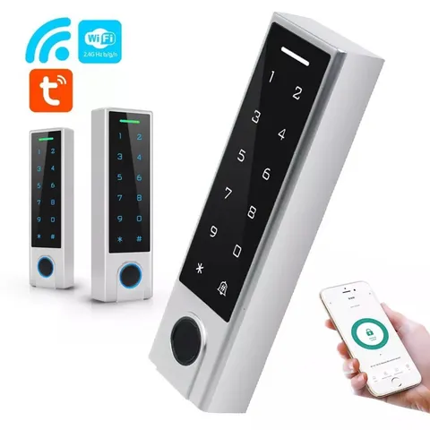 Tuya WiFi APP Waterproof 125KHz RFID Card&Password Door Access Control Keypad US