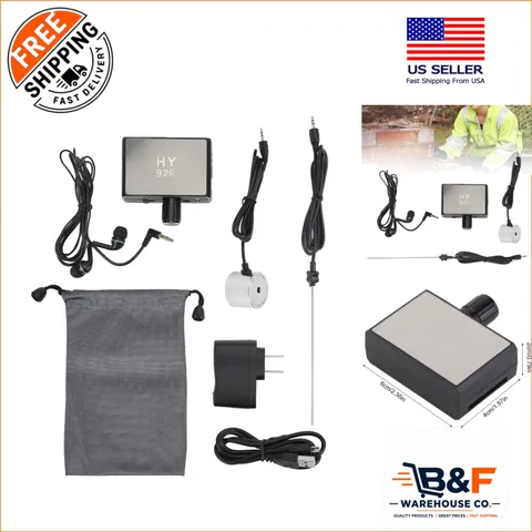 20000X Audio Magnification Water Leakage Detector - Dual Probe Precision Tool