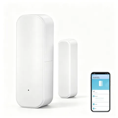 WiFi Door Sensor Window Detector: Smart Window Contact Sensor, Wireless Magne...