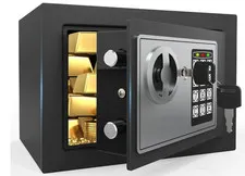 Caja Fuerte De Seguridad Digital Para Dinero Contra Fuego Y Robo Resistente