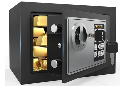 Caja Fuerte De Seguridad Digital Para Dinero Contra Fuego Y Robo Resistente