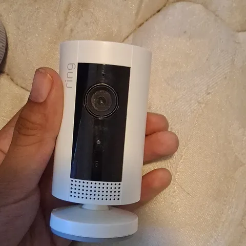 Ring 1080p Indoor Wi‑Fi Security Camera White/Black w/ USB Power Adapter