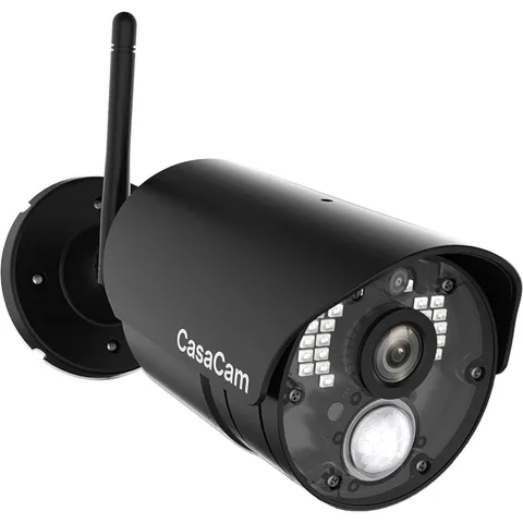 Wireless Security Camera Air | AC Powered 720p Night Vision Camera for VS802 ...