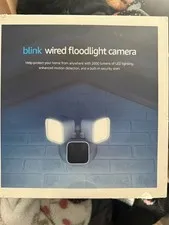 Blink Wired Floodlight Security Camera 1080p HD 2600 Lumens W/ Motion Detection