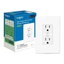 Tapo P210M Wi-Fi in-Wall Outlet 15A/1800W Matter Compatible Energy Monitoring
