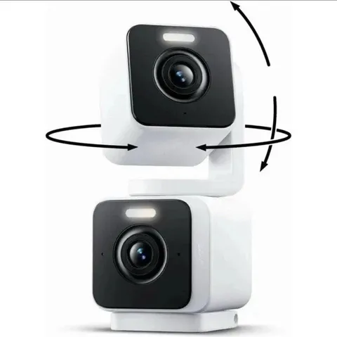Wyze Pan Cam Duo Dual Cam In/Outdoor Plug-in 2K Security Camera w/ Pan/Tilt/Zoom