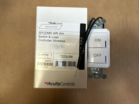 Acuity Controls Sensor Wall Switch SPODMR WR WH RDT Wireless Interface White New
