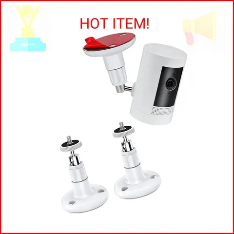 2 Pack Adjustable Security Wall Mount for Ring Stick Up Cam & Ring Outdoor Cam P