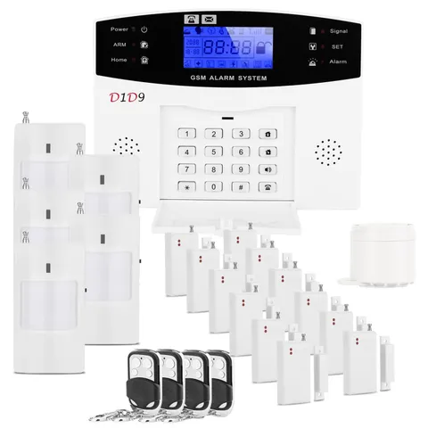 24pcs Wireless DIY Home Burglar Alarm System, 4G WiFi GSM, No Monthly Fee,Hom...