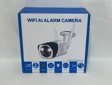 Outdoor Security Camera 1080p WiFi Floodlight Siren, Two Way Audio, Night Vision