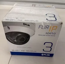 FLIR N247V3 3MP IP Motorized Vandal Dome Security