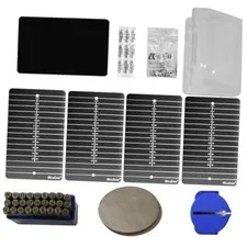 Titanium Seed Phrase Storage, BIP39 Crypto Backup, 4 Pack | Fireproof,