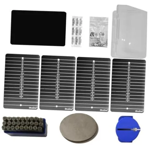 Titanium Seed Phrase Storage, BIP39 Crypto Backup, 4 Pack | Fireproof,
