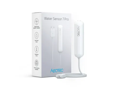 PRO Version: Water Sensor 7 Pro, with Flood, Temperature, Humidity Sensor, Sm...