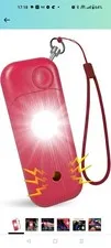 Women's Personal Security Alarm - 140dB Self-Defense Keychain Siren Whistle with