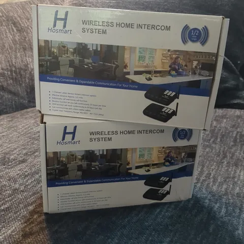 Hosmart 1/2 Mile Long Range 7-Channel Wireless Home Intercom System No USB Cable