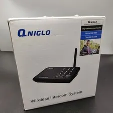 Qniglo FM Wireless Intercom System (4) Pack NEW-Open Box SEE PHOTOS