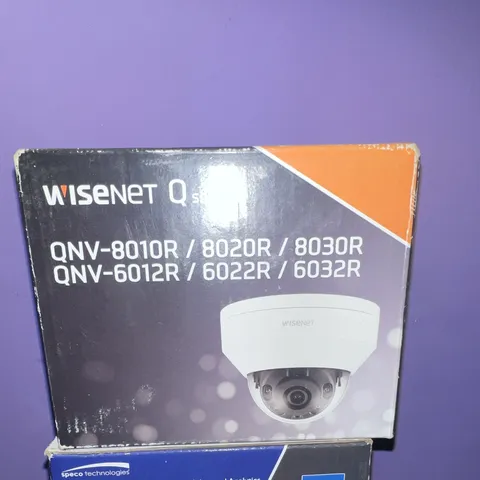 Wisenet Q Series QNV-6012R1 IP Wired Dome Security Camera, White, Color