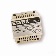 Elvox 5582/001 Power Supply 230V Max 50-60Hz 18Vdc 15VA
