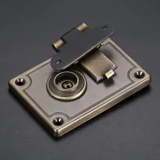 1X 86*60mm Rectangle Toggle Hasp Latch Lock Set Handbag Toolbox Luggage Hardware
