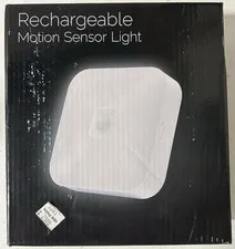 Moragin Wireless Motion Sensor Light, USB Rechargeable Wall Mount, White