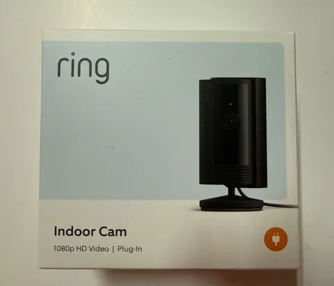 Ring Indoor Cam (2nd Generation) Smart Plug In!Security: Wifi: Black