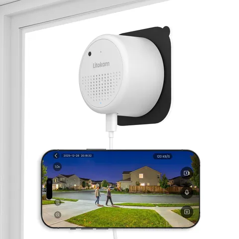 Window 3MP 2K, WiFi6 & 2.4GHz Indoor Cameras for Home with Al Color Night Vis...