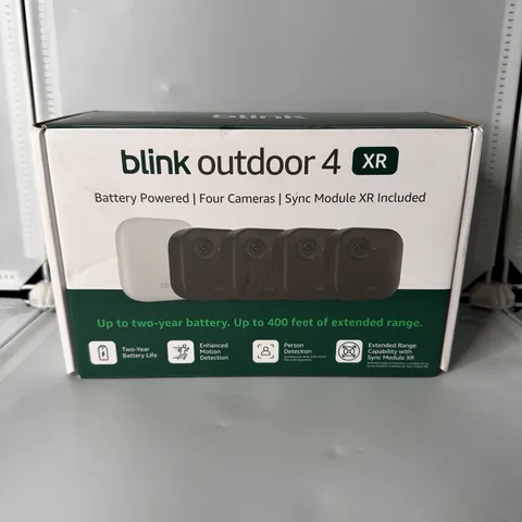Blink Outdoor 4 XR Four Camera System With Sync Module XR Bundle