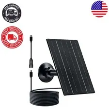 High-Efficiency Solar Panel for Security Cameras - All-Weather Power Solution