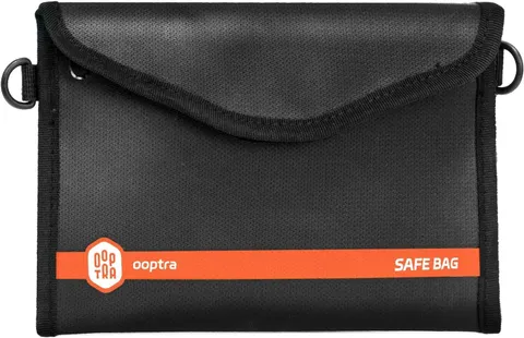 Small Water-Resistant Document Bag with Lock - Perfect for Business Travel
