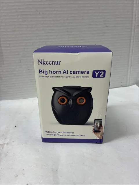 Nkccnur Big Horn AI Camera Y2 HD Wi-Fi IP Two-Way Audio Night Vision Motion