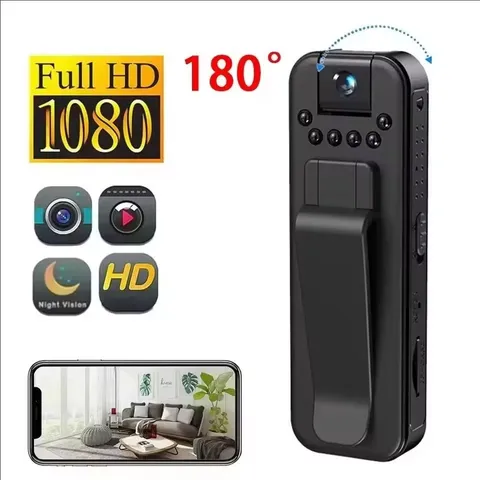 1080P Portable WiFi Camcorder, Digital Recorder, Police Bodycam with