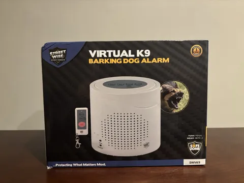 Security Products Virtual K9 Barking Dog Alarm 360 Detection ~ Brand New Sealed