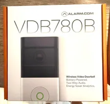 Alarm.com VDB-780B Wireless Video Doorbell + ADC-W115C Chime